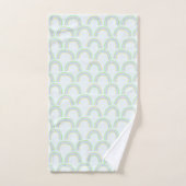 Train Animaux Couverture Bleue Bébé (Serviette à main)
