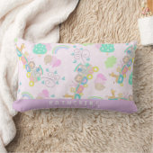 Train Animaux Oreillers à lancer rose (Couverture)