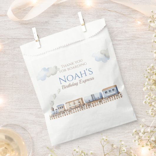 Train Anniversaire Favoriser Sacs (Coupé)