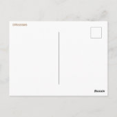 Train Approach Mohler Oregon, Briefkaart (Achterkant)