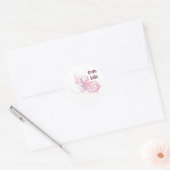 Train Babe Ronde Sticker (Envelop)