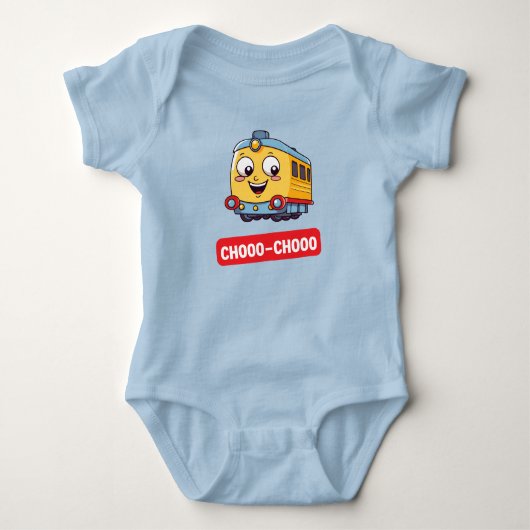 Train Baby Bodysuit (Voorkant)