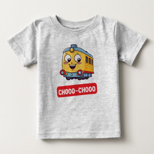 Train Baby T-shirt (Voorkant)