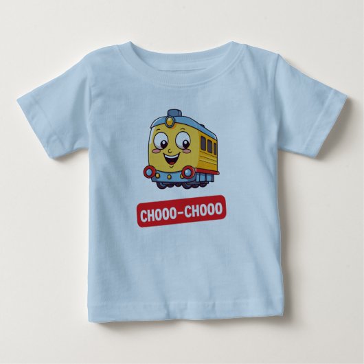 Train Baby T-shirt (Voorkant)