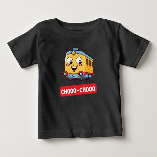 Train Baby T-shirt (Voorkant)