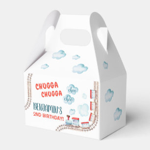 Train Birthday Decor Chugga Chugga Twee Bedankdoosjes