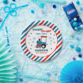 Train Birthday Decor Chugga Chugga Twee Papieren Bordje (Feest)