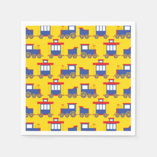 Train Birthday Party Servet