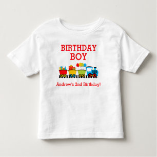 Train Birthday T-shirt Toddler Kind
