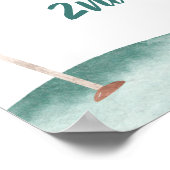 Train Boy 2e Verjaardag Welkomstbord Poster (Hoek)