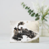 Train! Briefkaart (Staand voorkant)