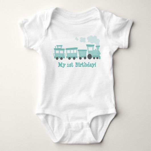 Train Cars Birthday Shirt (Voorkant)