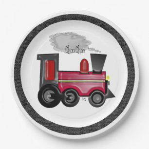 Train Choo Choo Papieren Bordje