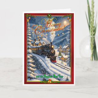Train Christmas-Kaart Kaart