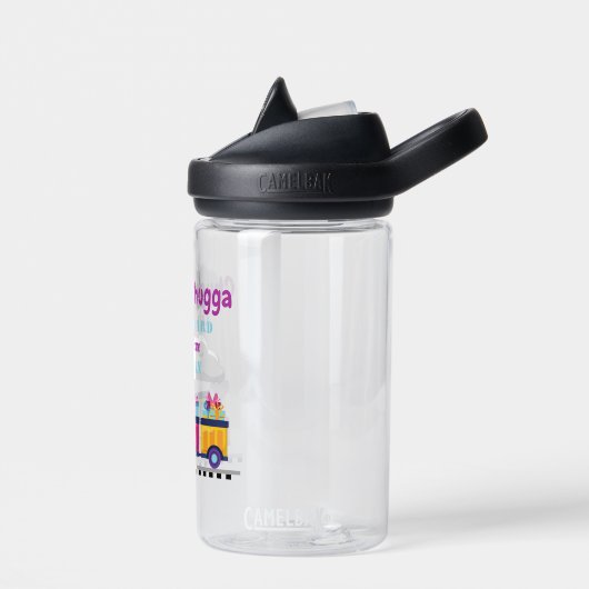 Train Chugga Choo Cartoon Elke Verjaardag Waterfles (Links)