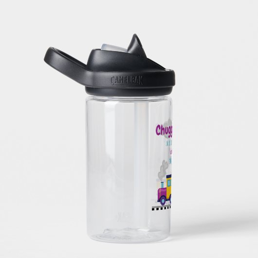 Train Chugga Choo Cartoon Elke Verjaardag Waterfles (Rechts)