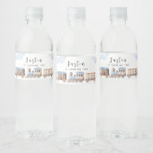 Train chugga chugga twee tweeëntwintigste verjaard waterfles etiket (Flessen)