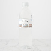 Train chugga chugga twee tweeëntwintigste verjaard waterfles etiket (Voorkant)