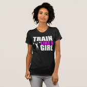 Train comme une fille - T-shirt convenable d'élite (Devant entier)