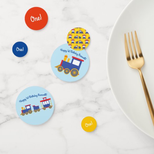 Train Cute Choo-Choo 1st Birthday Party Thema Confetti (Groep)