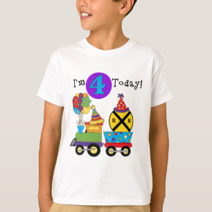 Train d'anniversaire 4e Anniversaire Tshirts et ca