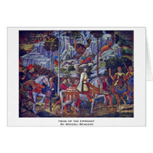 Train de l'épiphanie par Gozzoli Benozzo