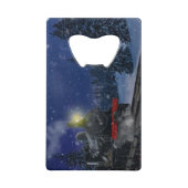 Train de Noël dans la neige (Devant)