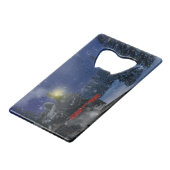 Train de Noël dans la neige (Dos Angle)