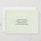 Train de Noël Vintage avec Jouets en Merci (Dos)