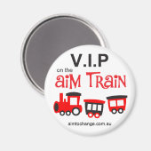 Train d'objectifs - aimant (Recto/Verso)