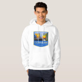 Train du Nord (fiets2) Hoodie (Voorkant volledig)