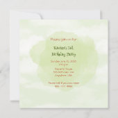 Train Engine Boy 3e. Invitation d'anniversaire (Dos)