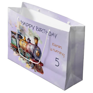 Train Engine Boy 5th Birthday Groot Cadeauzakje