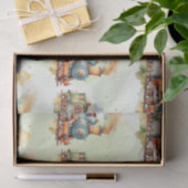 Train Engine Boy Birthday Tissuepapier (Geschenk)