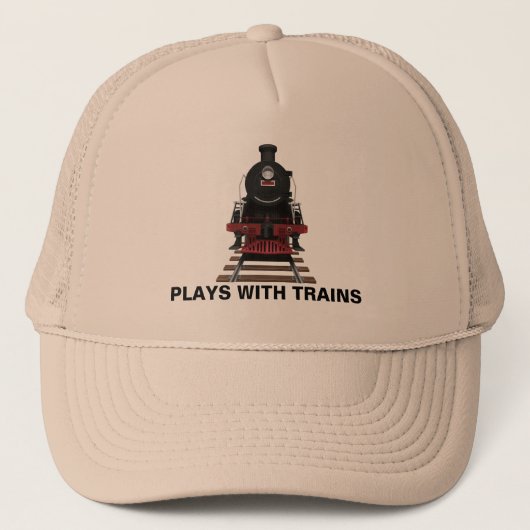 Train Engine Plays met treinen of tekst aanpassen Trucker Pet (Voorkant)