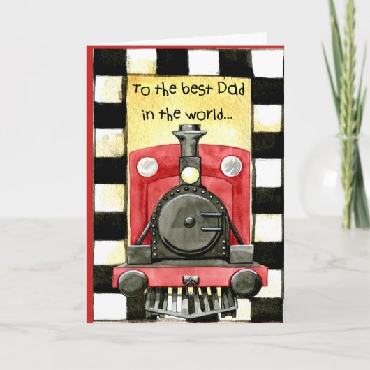 Train FATHER DAY Kaart (Voorkant)