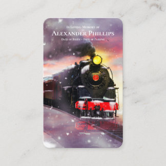 Train ferroviaire des cartes | de prière de luxe