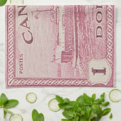 Train Ferry PEI serviette de cuisine (Plié)