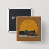 Train Flair-Button Vierkante Button 5,1 Cm (Voorkant /achterkant)