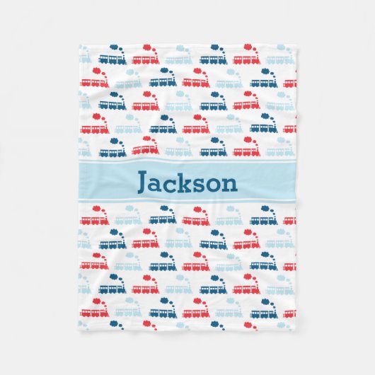 Train Fleece Blanket (Voorkant)
