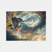 Train Fleece Blanket (Voorkant (Horizontaal))