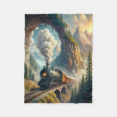 Train Fleece Blanket (Voorkant)