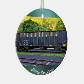 Train foto keramisch ornament (Rechts)