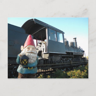 Train Gnome Briefkaart