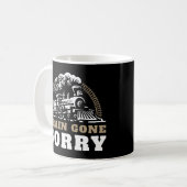 Train Gone Sorry Coffee Mok (Voorkant links)