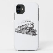 Train  Grafisch Ontwerp Schets Retro Stoom Case-Mate iPhone Case (Achterkant)