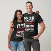Train Hard Don't Be Afraid Aikido Karate Jiu Jitsu T-shirt (Unisex)