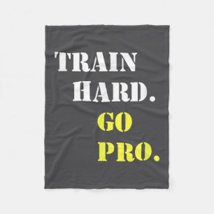 Train Hard En Ga Pro - Training - Srt - Gym - Mot Fleece Deken