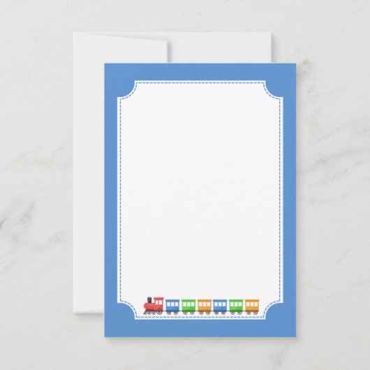 Train - Hartelijk dank Bedankkaart (Achterkant)