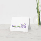 Train - Hartelijk dank Bedankkaart (Voorkant)